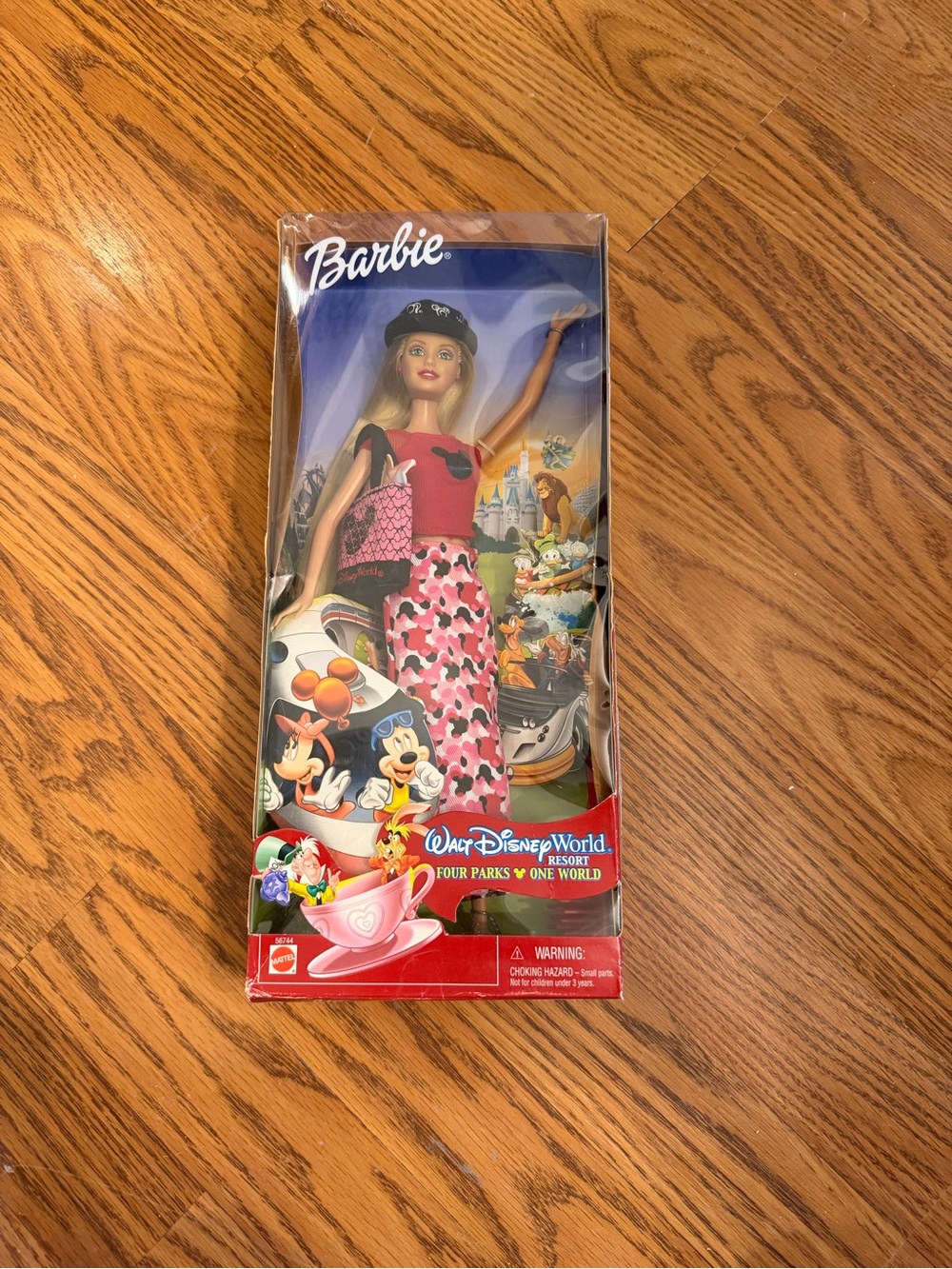 2002 Mattel Walt Disney World Resort Four Parks One World Barbie